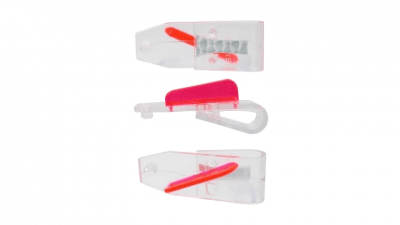 Hot Spot Fishing Lures Roller Baiter Rig Medium (Färg: 821 - Clear Red)