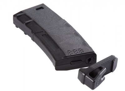 Lancer Tactical Magasin - Speed Mid-Cap 130rds M4 AEG 6mm - Svart