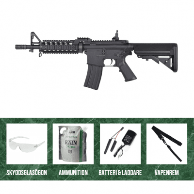 Cyma Colt M4 CQB Ras AEG 6mm Starter Pack