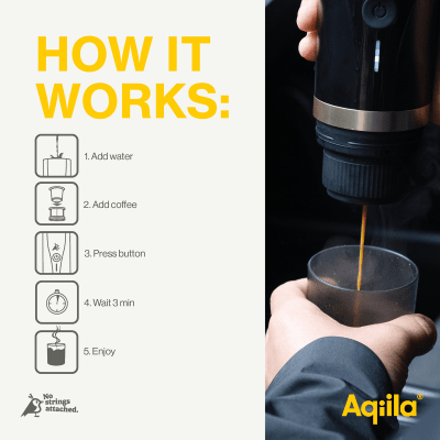 Aqiila Coffeebird 01 - Portable Espresso Machine