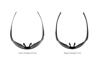 WileyX Rogue Comm Clear Matte Black Frame