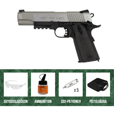 Cybergun Colt 1911 Rail - Dual Tone CO2 6mm Kit