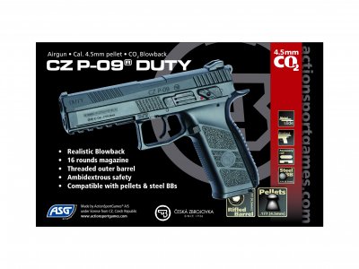 ASG CZ P-09 CO2 4,5mm Diabol