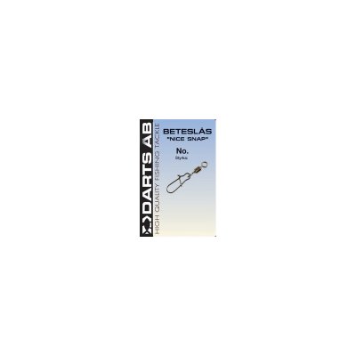 Darts Lure Locks with Swivel "Nice Snap"