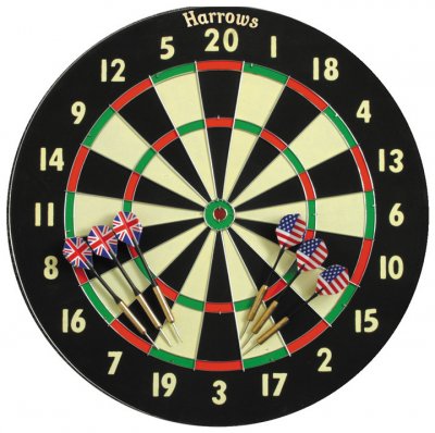 Harrows Dartboard Family Dartgame