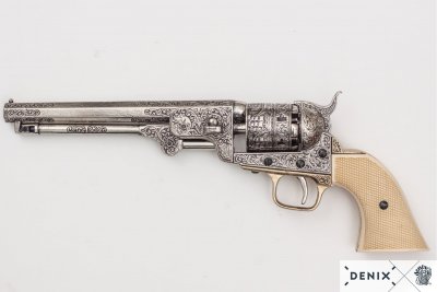 Denix American Civil War Navy Revolver, USA 1851- Decorative Replika