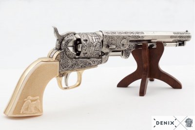 Denix American Civil War Navy Revolver, USA 1851- Decorative Replika