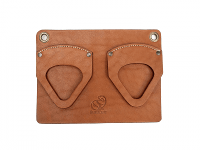 BeaverCraft Dubbel Läderhängare Vägg för Yxor och Verktyg