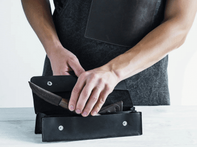BeaverCraft S01X Täljkit med Läderfodral - Svart