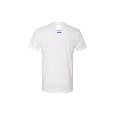 Dye T-Shirt Split White/Blue