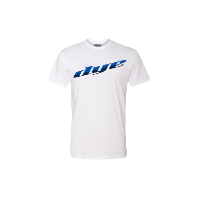 Dye T-Shirt Split White/Blue