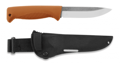 Peltonen M07 Ranger Puukko N690 with Composite Sheath - Orange/Svart