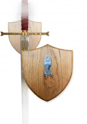 Marto Sword Wall Rack - Wood