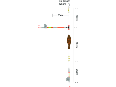 Kinetic Sabiki Flat fish fishing Rig