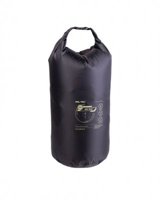 Mil-Tec Packpåse Dry Bag (Färg: Svart, Storlek: 25L)