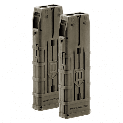 Dye DAM 20rds Magazine 2-pack - Brown