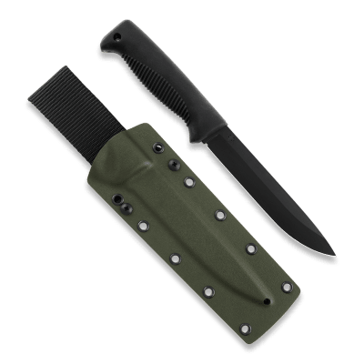 Peltonen M95 Ranger Puukko PTFE with Kydex Sheath - Grön