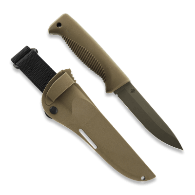 Peltonen M07 Ranger Puukko Cerakote PTFE with Composite Sheath - Coyote