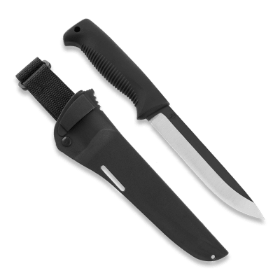 Peltonen M95 Ranger Puukko Uncoated with Composite Sheath - Black