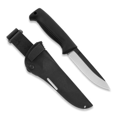Peltonen M07 Ranger Puukko Uncoated with Composite Sheath - Black