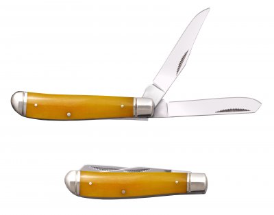 Cold Steel Mini Trapper Yellow Bone Fällkniv