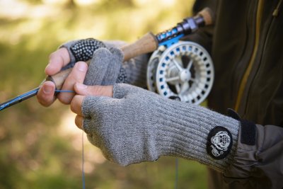 Fish Monkey BAUERS GRANDMA TWO FINGER WOOL GLOVE