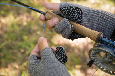 Fish Monkey BAUERS GRANDMA TWO FINGER WOOL GLOVE