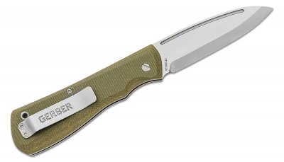 Gerber Mansfield - Olive Micarta