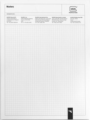 Glock Perfection Checkered A4 Paper - 100 sheets