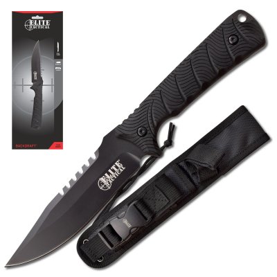 Elite Tactical Backdraft - Fixed Blade Knife