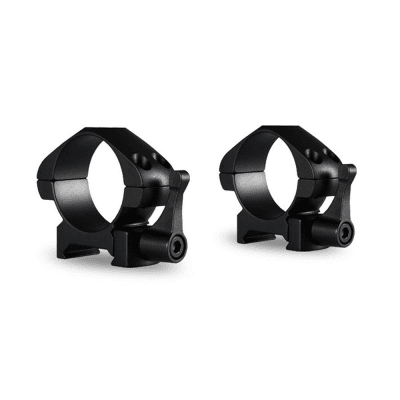Hawke Precision Steel Ring Mounts 30mm 2 Piece Weaver Low - Lever
