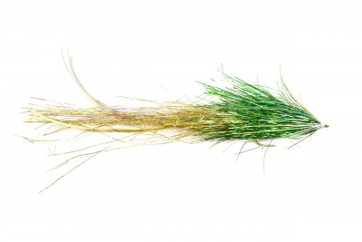 Fly-Dressing Gäddfluga Flashabou Deceiver Green/Gold