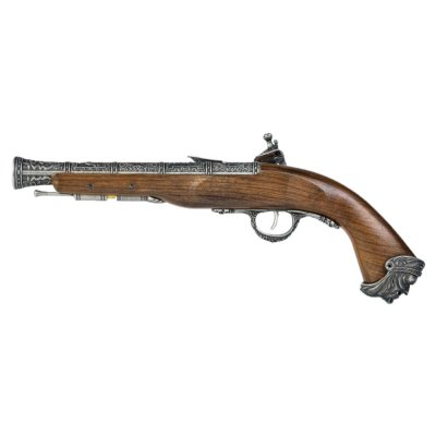 HFC Flintlock Gas Pistol 6mm - Silver