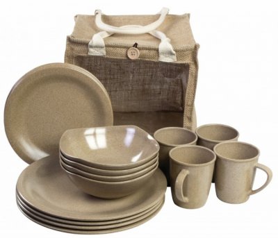 Highlander Eco-Friendly Picnic Set - 16st delar
