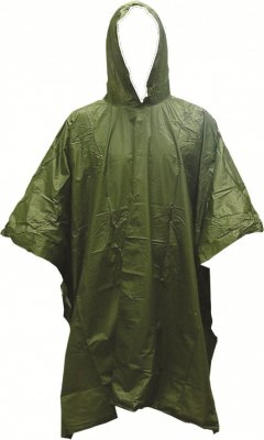 Highlander PVC Poncho - Olive