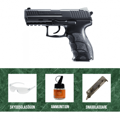 Umarex H&K P30 Spring Pistol 6mm Starter Pack