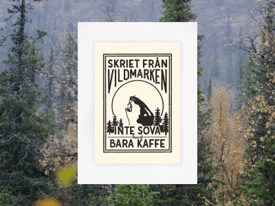 Lemmel Kaffe Poster - Skriet Från Vildmarken A2