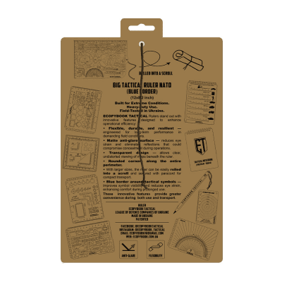 M-Tac Ecopybook Big Tactical Ruler Nato Blue