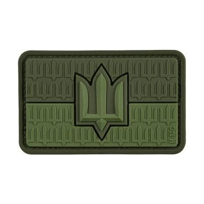 M-Tac Patch - Flagga Ukraina PVC Patch (Färg: Oliv)