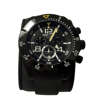 MomoDesign Dive Master PVD Chrono Svart/Vit 46,5mm