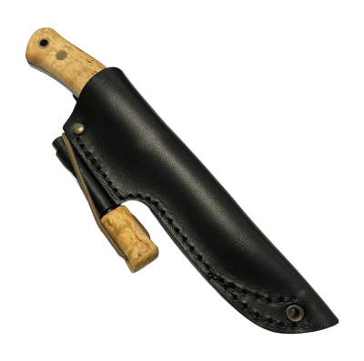 Casström No.10 Swedish Forest Knife - Curly birch with Fire striker Sleipner