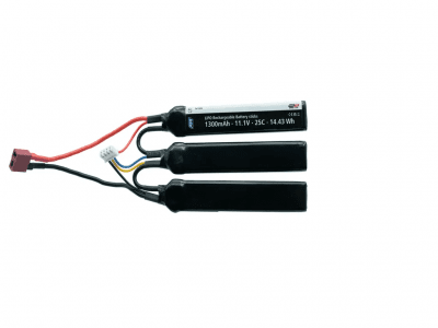 ASG LiFe Batteri 9,9V 1400mAh 3 Sticks Deans