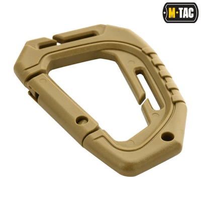 M-Tac Plastic Tactical Carabiner (Färg: Coyote)