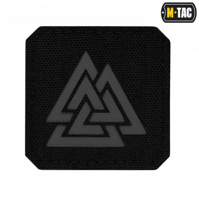 M-Tac Patch Laser Cut - Valknut (Färg: Svart/Grå)