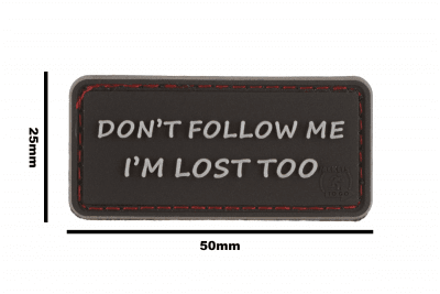 JTG Im Lost Too Rubber Patch