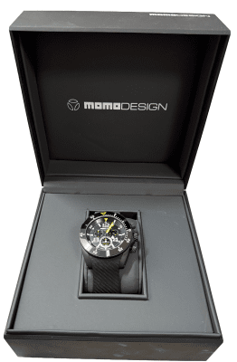 MomoDesign Dive Master PVD Chrono Svart/Vit 46,5mm