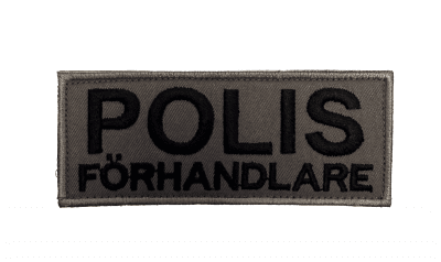 Patch Polis Förhandlare - Liten