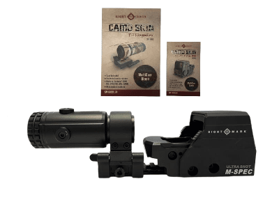 Sightmark Ultra Shot FMS Reflex Sight - M-Spec + T-3 Magnifier Kit