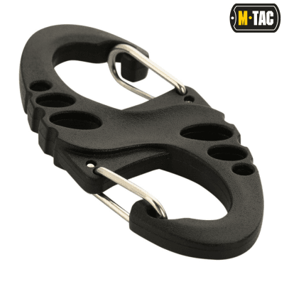 M-Tac Plastic S-Hook Carabiner (Färg: Svart)