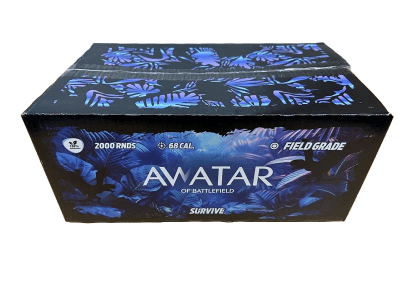 Awatar Field .68 Paintballs Vinter 2000st (Färg: Skal: Blå / Fyllning: Blå)